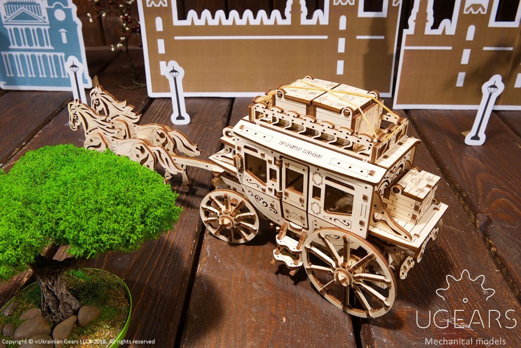 UGEARS STAGECOACH