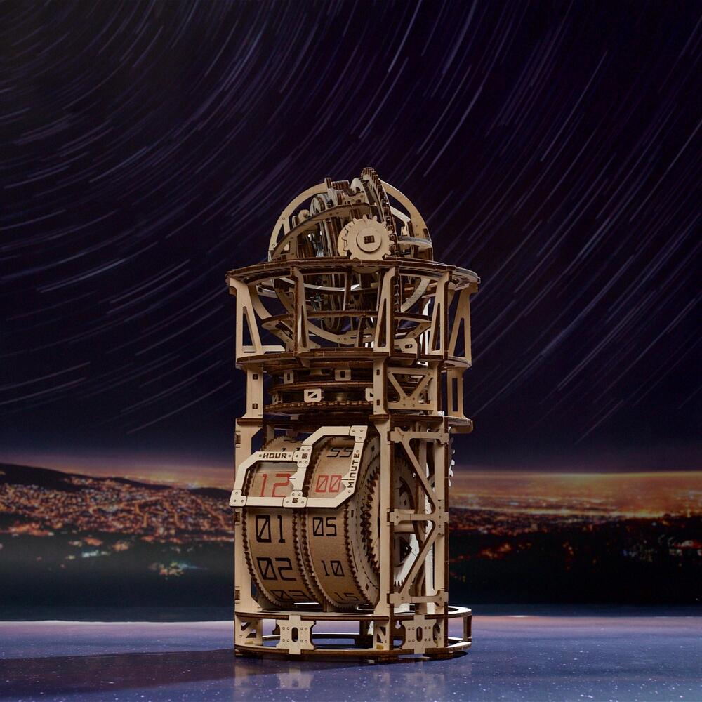 UGEARS SKY WATCHER TOURBILLON TABLE CLOCK